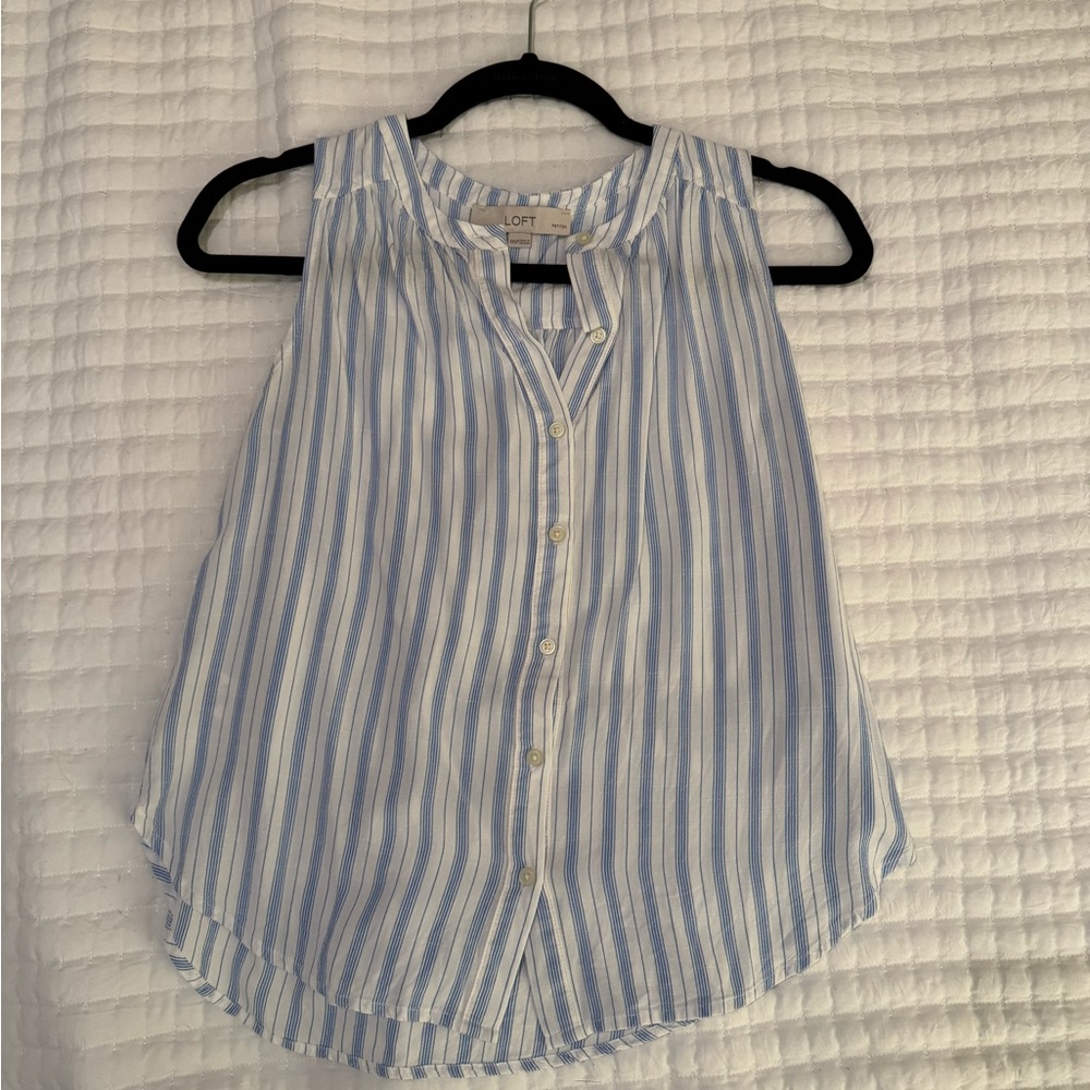 Stripped tank top, blouse